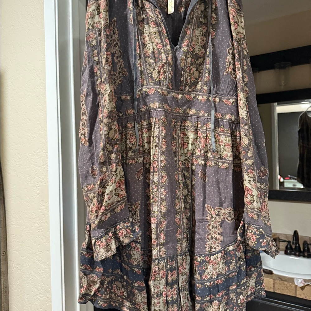 Free People Multicolor Patterned Dress